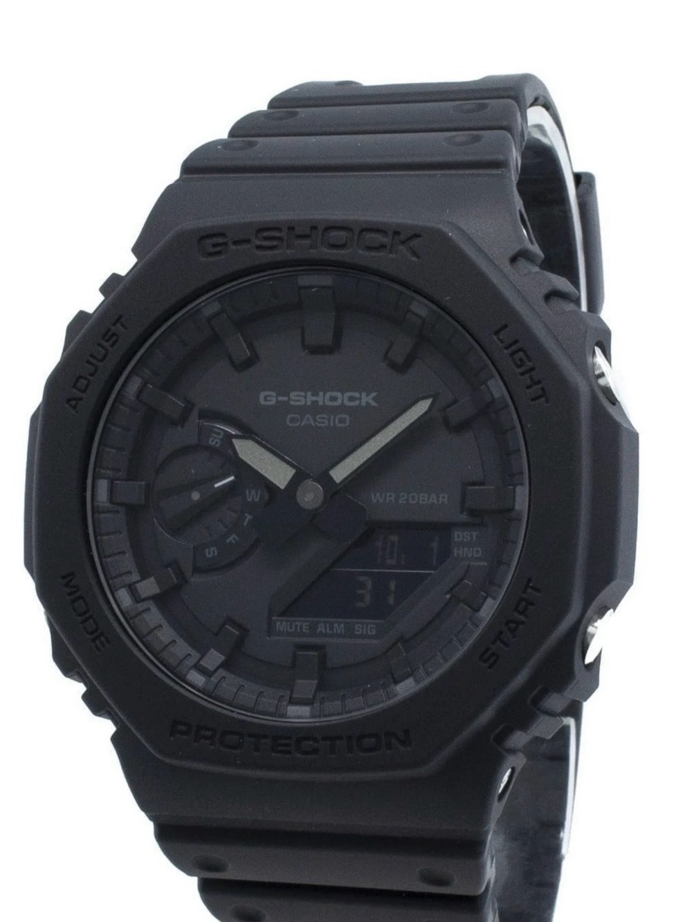 Stealth Casio G-Shock Black Resin Analog-Digital Watch